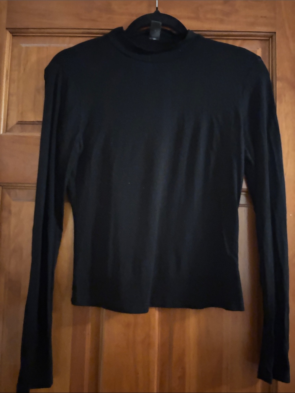 SHEIN Black Long-Sleeve Turtleneck Sweater